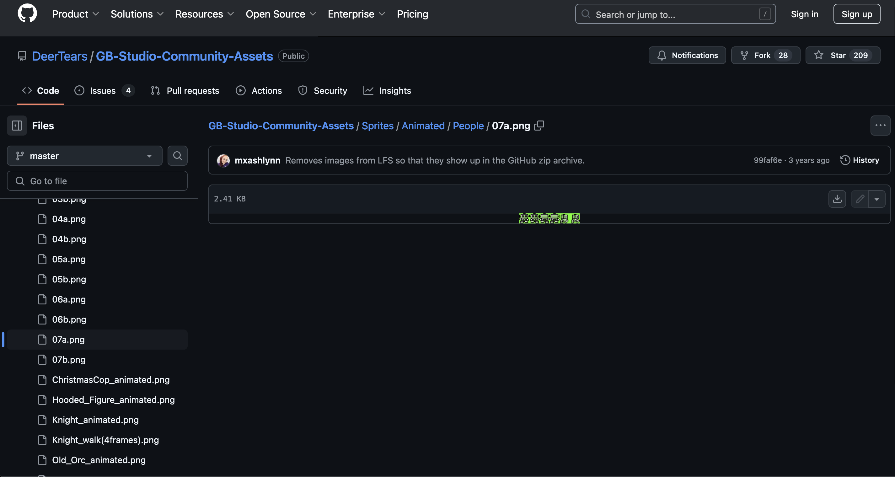 GB-Studio Tutorial 3: Ich möchte keine eigene Spielfigur zeichnen…